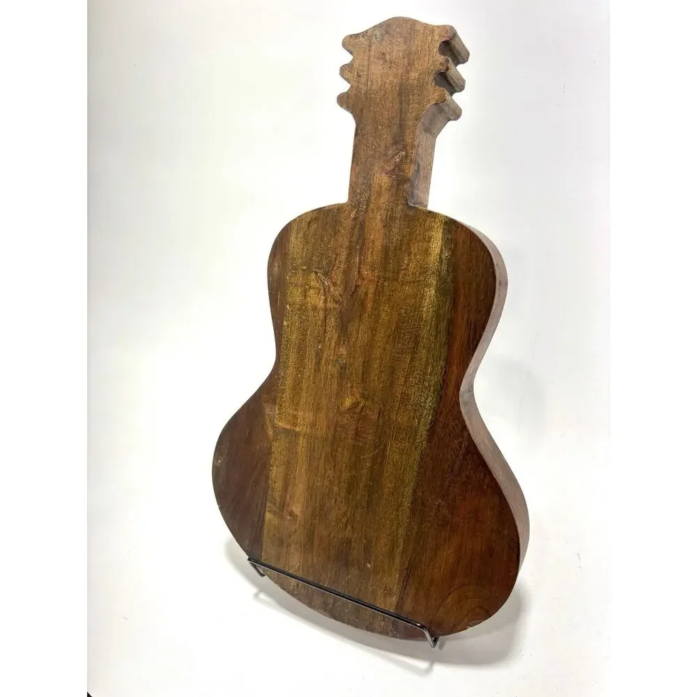 Monkey Pod Wood Guitar Serving Tray Bowl Divided Danya Philippines